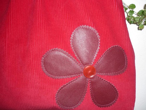 Manšestrová tmavě-červená — foto 2