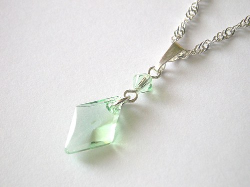 Swarovski sada Rhombus Chrysolite — foto 5