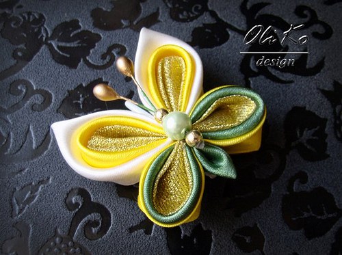 24.2.2012 - workshop Kanzashi Tsumami - MOTÝL — foto 2