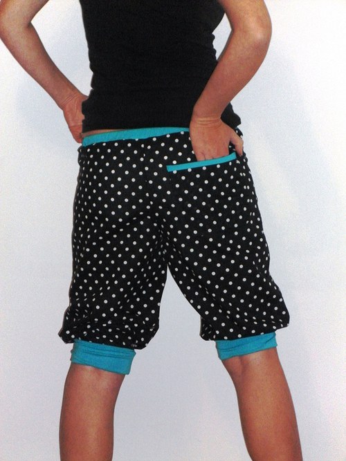 Polka dots pants/tyrkys — foto 4