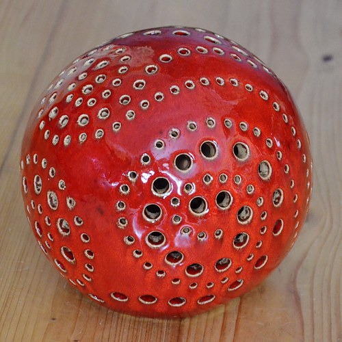 Svítící koule - ohnivě červená — foto 2