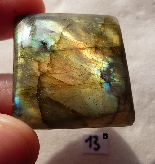 Labradorit- CABOCHON- velký — foto 2