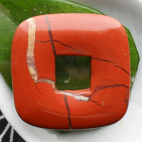 Jaspis donut 35x35mm — foto 2