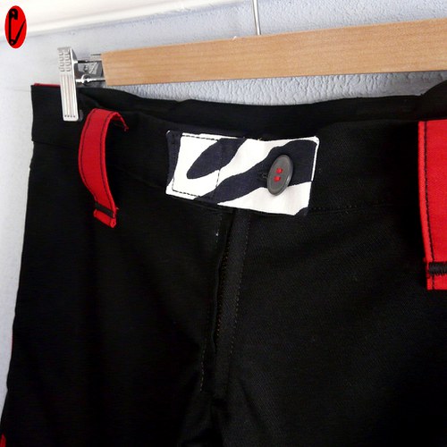 Red-black-zebra (kalhoty vel. S) — foto 2