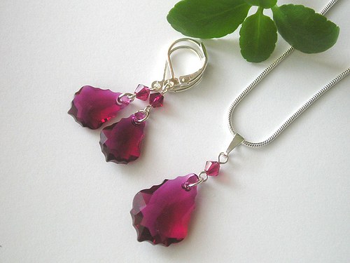 Swarovski sada Baroko Ruby — foto 4