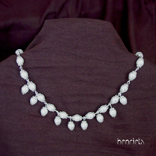 Viola - perlový náhrdelník — foto 2