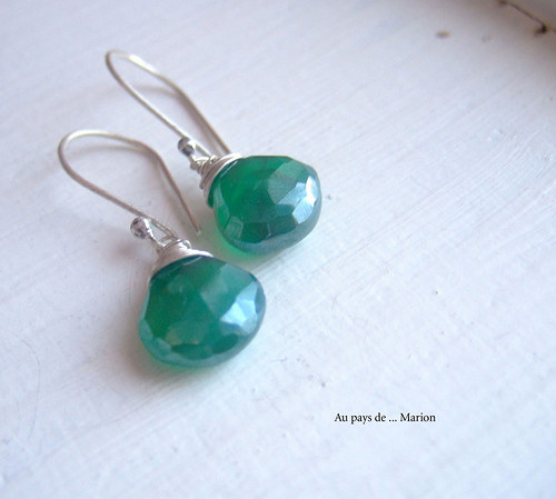 Náušnice Green Onyx — foto 2