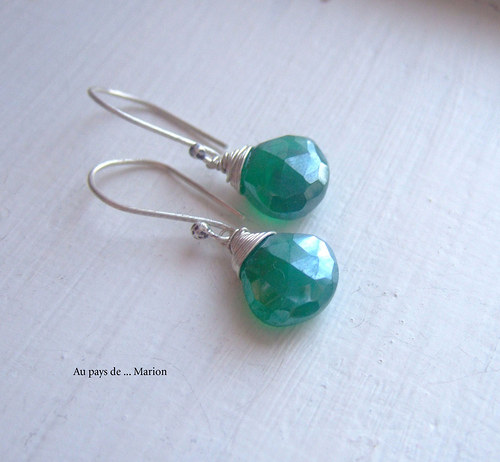 Náušnice Green Onyx — foto 3