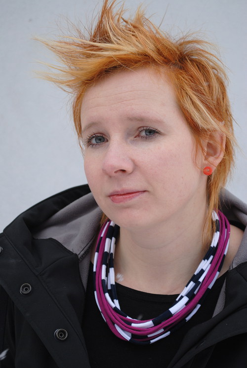 Náhrdelník námořnický s lila — foto 2