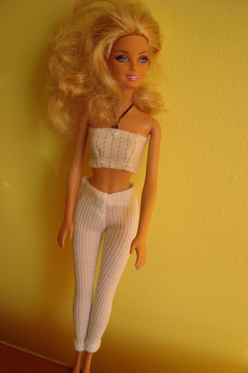 Bílé legíny pro Barbie — foto 2