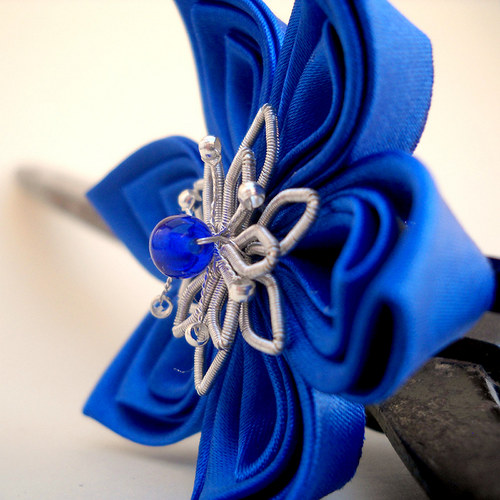 Kanzashi čelenka Sachiko — foto 2