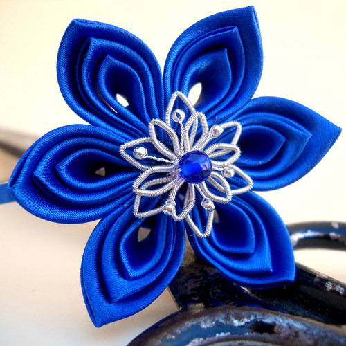 Kanzashi čelenka Sachiko — foto 3
