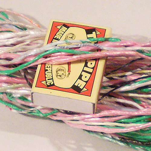 Příze recyklovaná barevná 100g, 92m — foto 3