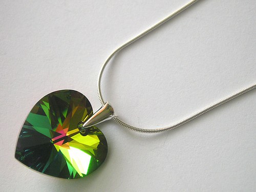 Swarovski srdce Vitrail Medium...na přání — foto 4