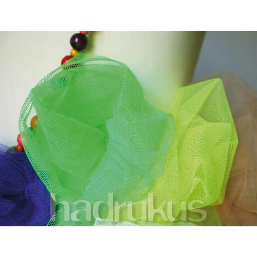 Tyl neonově zelený (š. 110 cm) — foto 2