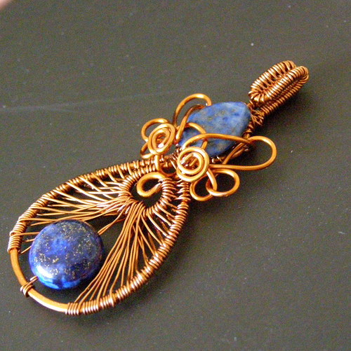 Lapis lazuli v mědi — foto 2