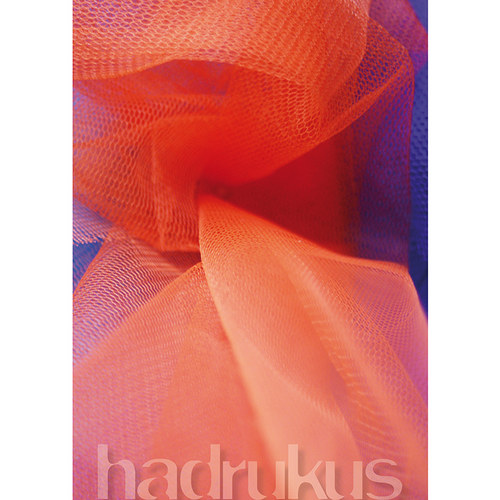 Tyl oranžový (š. 120 cm) — foto 3
