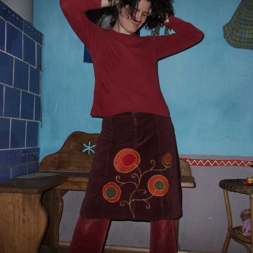 Sukně menšestrová květová — foto 5