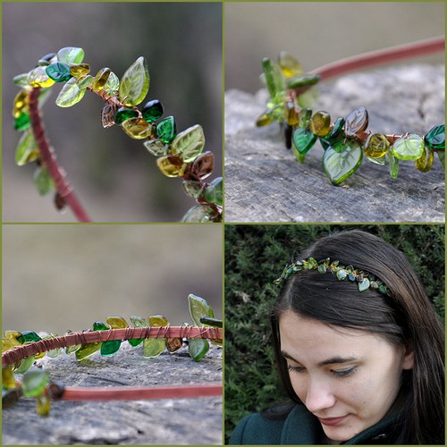 Fairy forest: Pro dryádu - lesní čelenka SLEVA — foto 2