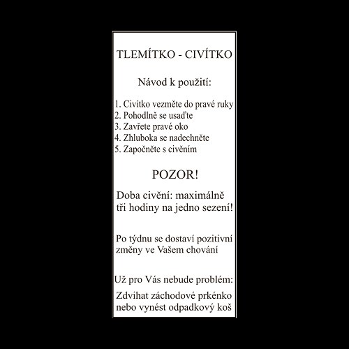 Tlemítko - civítko cestovní — foto 3