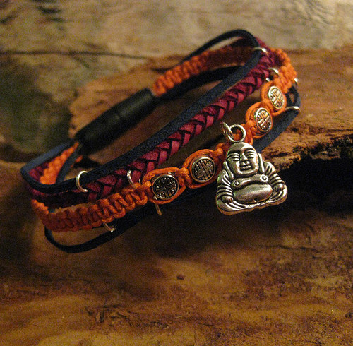 Náušnice Buddha — foto 3