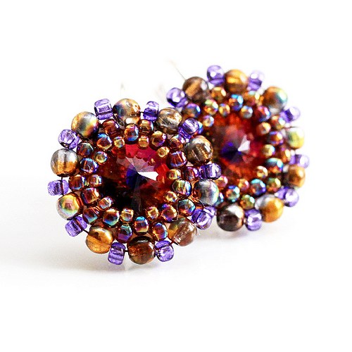Č. 807 - náušnice se Swarovski — foto 3