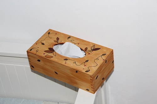 Krabička na kapesníčky PŘÍRODNÍ — foto 2