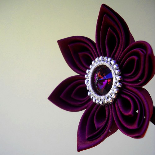 Kanzashi čelenka Mina — foto 4