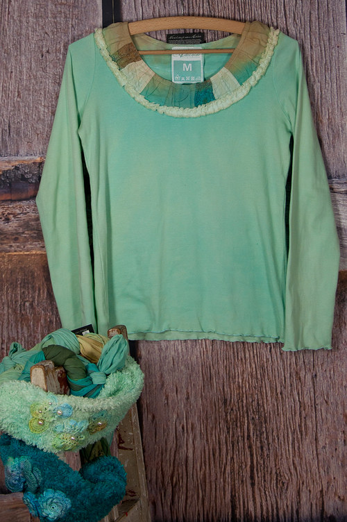 Triko patchwork - vel.M — foto 2