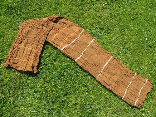 Batikovaný šál (150x40cm) — foto 3