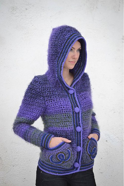 Kabátik "Violet spirit" — foto 2