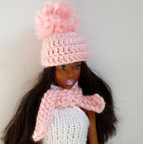 PINK kulich a šála pro Barbie — foto 2