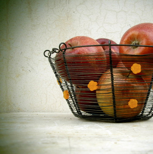 Jarní drátovaný košíček. — foto 2