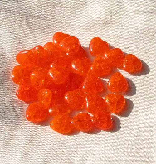 Práskané srdíčka 30 ks, 10 mm — foto 2