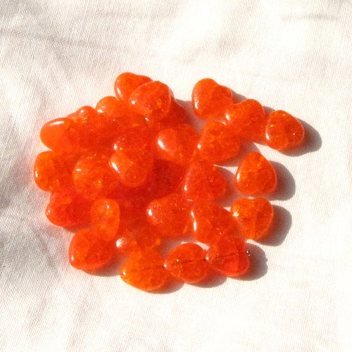 Práskané srdíčka 30 ks, 10 mm — foto 3