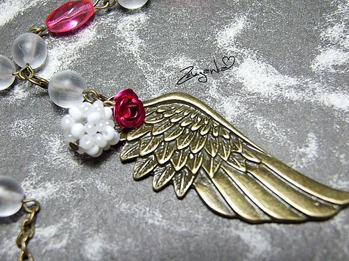 Náhrdelník On Romantic Wings.. — foto 3