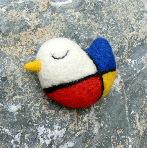 Spící ptáček a la Mondrian — foto 2