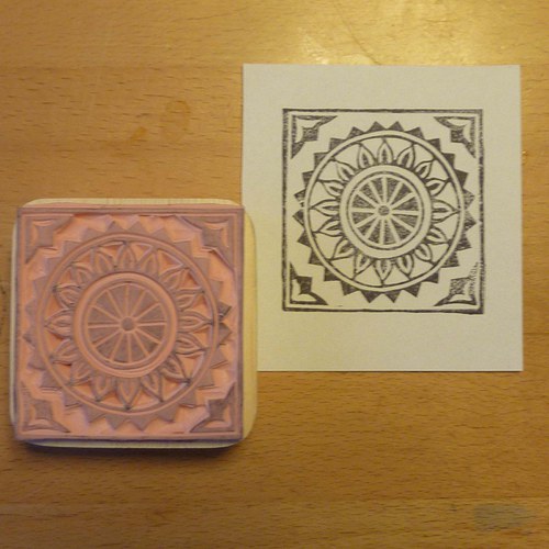 Razítko ornament velký — foto 3