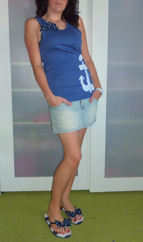 Žabky alá námořnice.... — foto 4