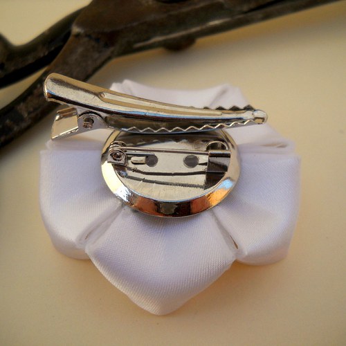 Kanzashi spona/brož Narcis — foto 6