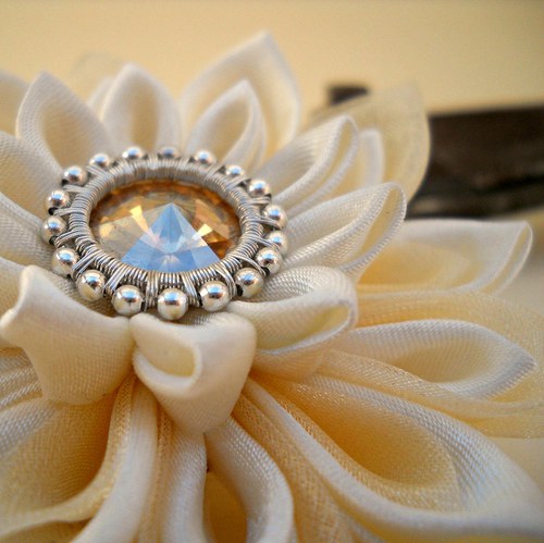 Kanzashi spona/brož Sui — foto 4