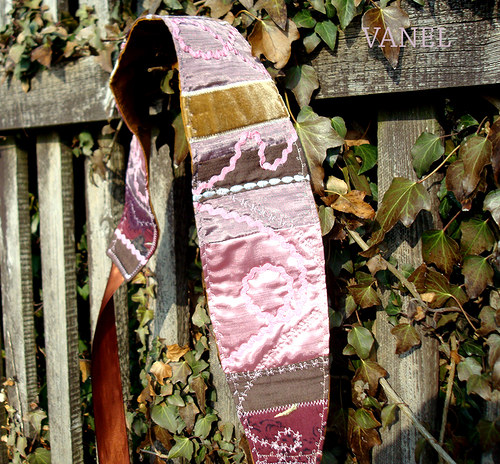 Original Textile Belt - pink - textilní pásek — foto 4