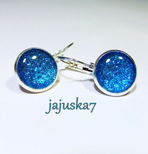 Sparkle visací 12 mm *TYRKYSOVÁ* — foto 2