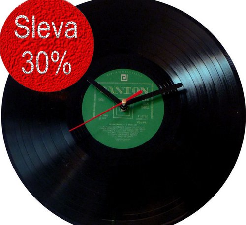 Hodiny z LP zelene — foto 2