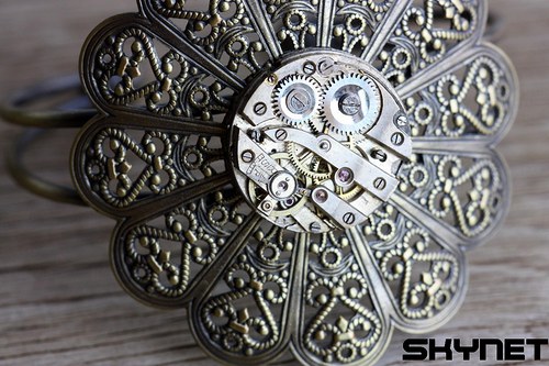 Steampunk náramek — foto 2
