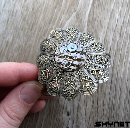 Steampunk náramek — foto 3