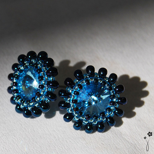 IRIS náušnice Swarovski — foto 3