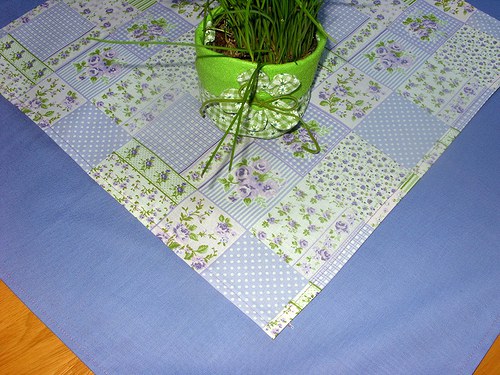 Set ubrusů stylu patchwork — foto 2