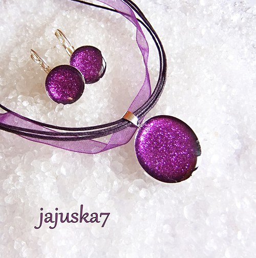 Sparkle SADA kulatá *FIALOVÁ* — foto 2