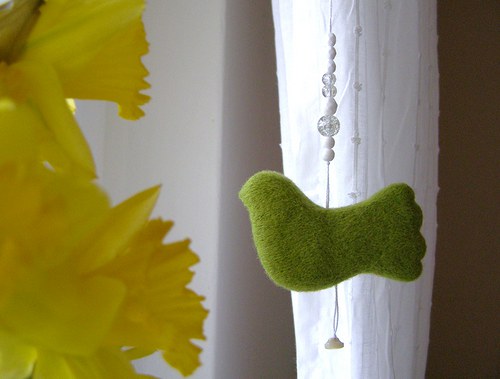 Knoflíky pro štěstí. Ptáček. — foto 2
